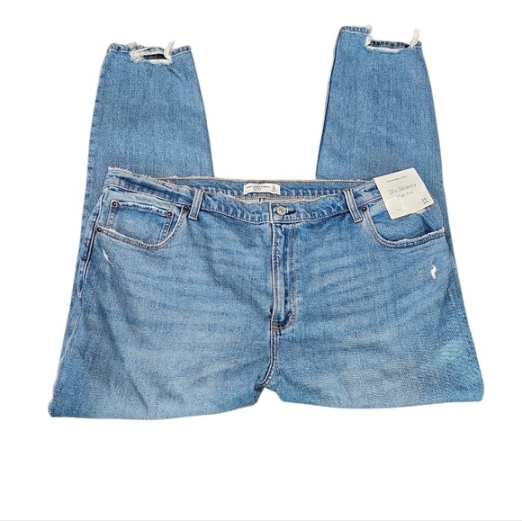 Abercrombie & Fitch The Skinny High Rise Denim Jeans NEW Womens - Picture 6 of 6